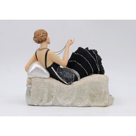 Comfy Hour Glamour Elegance Victorian Style Lady Collection Camille Lady Lying On Sofa Resin Art Figurine, 9-inch Height