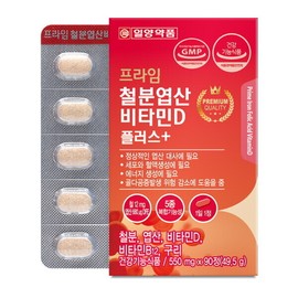일양약품 철분 엽산 비타민D 플러스 90정 1박스 비타민B12 구리 / 일양약품 철분 엽산 비타민D 플러스 90정 1박스 비타민B12 구리