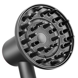 Fabmira 6-Inch Diffuser Attachment for Dyson Hair Dryers, Curl-Enhancing Large Diffuser Compatible with Dyson Supersonic Hair Dryer Attachment, Faster Drying Defines Curls for Waves Curls Coils Hair