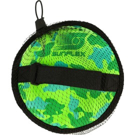 Sunflex® Neoprene Sure Catch Set Camo Green with Two Bats and a Ball in Black Velcro Ball Game Soft and Lightweight Extremely Robust and Durable