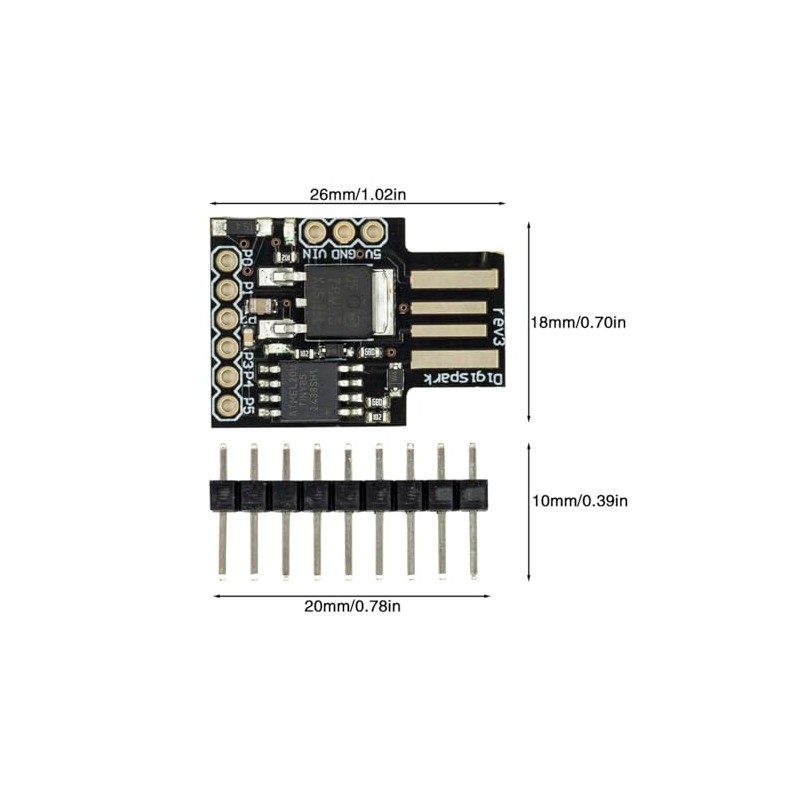 5PCS Digispark Kickstarter ATTINY85 Micro USB Development Board programmable Universal