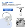 61-509 Emergency Release Key for Schlage B571,Falcon D271 Indicator Deadbolts,Emergency