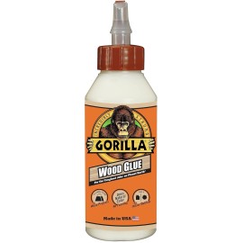 Gorilla Glue Natural Color Wood Glue, 8 Ounce Bottle