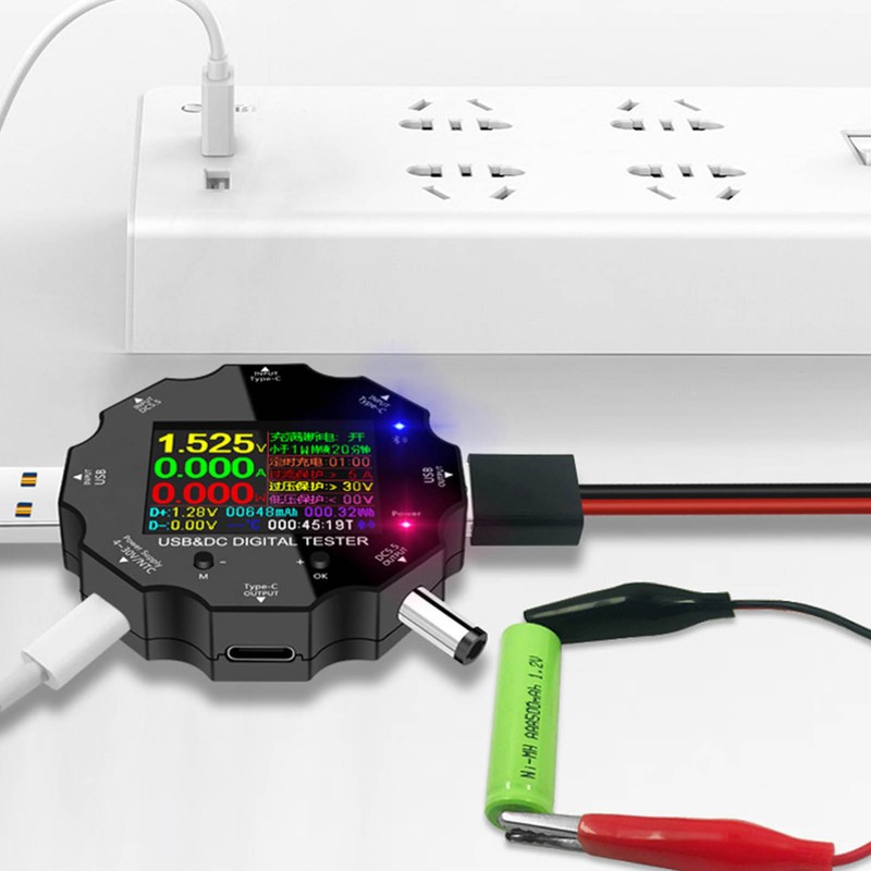 USB Digital Display Voltmeter Wireless Bluetooth Remote Control Charging Detector
