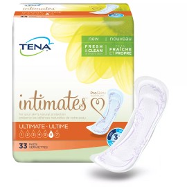 TENA Serenity Heavy Absorbency Pads, 16''L, Bag of 33,