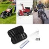 QWORK® Pack of 10 Carburettor Screwdriver with Carburettor Cleaning Brush