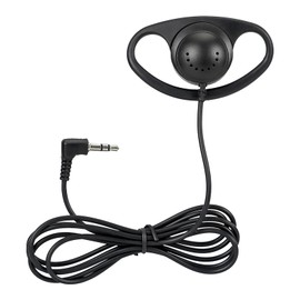 Retekess TT028 3.5mm Dia-3.5mm Single Ear Earbud Wired Type D Hook Type 3.5mm Standard Plug for Wireless Guide System Receiver