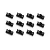 e-select+ 12 Piece Hair Claw Set, Standard Mini Size, 1.6