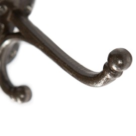 Hammer and Tongs - Flat Top Ball End Hat & Coat Hook - W35mm x H85mm - Raw - Pack of 5