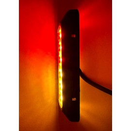 MelTruck® 2x Rear Light Small LED 3 Functions 12/24V E9 EMC Rear Light Trailer