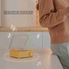 Rotating Vinyl Disc Alarm Clock Speaker Retro 360 Degree Stereo