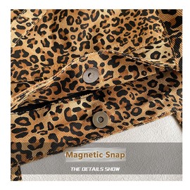 Women Canvas Tote Bag, Leopard Print Handbags Zipper Casual Shoulder Work Bag Top Handle Bag Purses