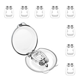 Srup 8 Stück Schnarchstopper, Chnarchstopper, Anti Snoring Verhindern Nasenklammer, Schnarchen Stopper Nasenklammer Verhindern Schnarchen, Hilfsmittel gegen Schnarchen Verhindern Nasenspreizer