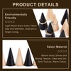 NBEADS 16 Pcs Wooden Ring Displays, 2 Colors Cone Shaped