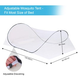 ABCDipper Mosquito Net Travel Foldable Pop Up Bed Net Outdoor Canopy Camping Tent Bed Canopy Girls for Adults and Children