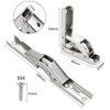 CODIRATO 4 Pieces Shelf Hinge Stainless Steel Folding Hinge Hidden