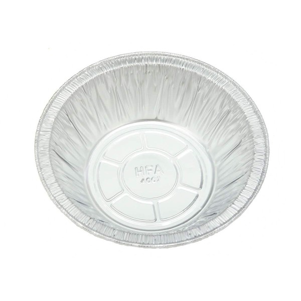 50 Count 5 3/4" Disposable Aluminum Pot Pie/Deep Individual Pie Pan 12 oz. Capacity