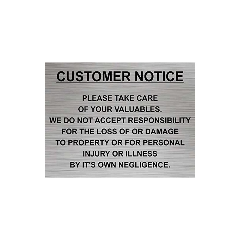 Bespoke Aluminium Sign Rust Free Multiple colours and sizes (20cm