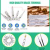 Twidec/290PCS Car Electrical Wire Terminal Pins Connector 1/1.5/1.8/2.2/2.8/3.5mm 21Type Auto