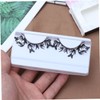 Minkissy 2sets Charming Christmas Paper Lashes False Lashes for Party