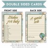 Adventure Awaits Baby Wishes Cards 20, 4"x6" - Great Keepsake