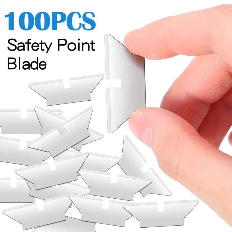 Otoolling 100 Pcs Replacement Blades Utility Knife Blades Refills Self