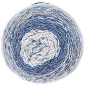 Rico Design Creative Chic-Unique Bobbel Gradient Wool Needle Size 6 mm for Knitting and Crocheting, 200 g (17 Blue)