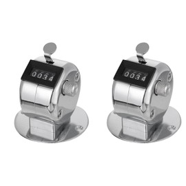 DOITOOL 2pcs Manual Tally Counter Mechanical Clicker for Counting Handheld Tally Tool for Sports Events Golf Scoring and School Activities