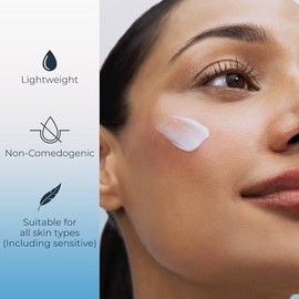 Eucerin- Locin facial de hidratacin inmersiva diaria con protector solar FPS 30 de amplio espectro, humectante diario con                             
