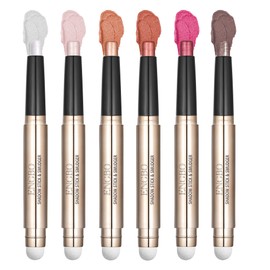 Wismee Eyeshadow Stick Eye Shadow Stick Makeup 6 Colors Shimmer Eyeshadow Stick Set Cosmetics Eye Brightener Stick Cream EyeShadow Pencil Set for Eye Makeup Christmas Birthday Gift for Women, Set A