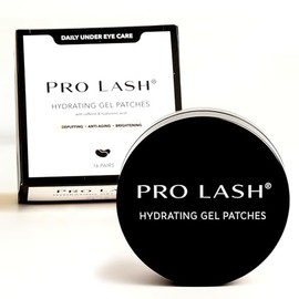 Pro Lash Parches De Gel Hidratante Para El Contorno De Ojos Con Extracto De Pepino, Ácido Hialurónico, Cafeína Y Vitamina B5. Mascarilla Para Reducir 