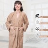 GOLD TEXTILES Terry Cloth Robes for Women Bathrobe with Shawl