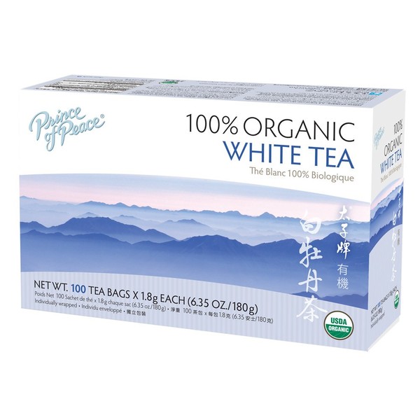 Prince of Peace Organic White Tea 100ct