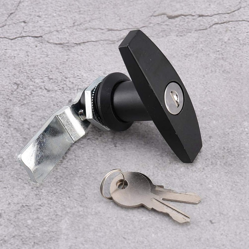 T-Handle Lock Twist Latch Garage Door Lock Zinc Alloy 2
