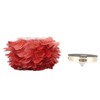 Feather Table Lamp Stepless Dimming USB Charging Touch Control LED