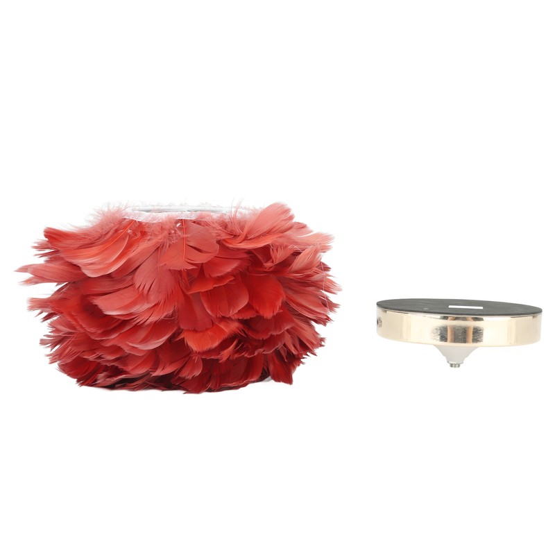 Feather Table Lamp Stepless Dimming USB Charging Touch Control LED