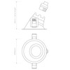 Astro Minima Slimline 25 Fire-Rated IP65 Bathroom Downlight - IP65