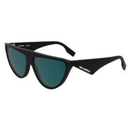 KARL LAGERFELD Unisex KL6185S Sunglasses, Black, One Size, black