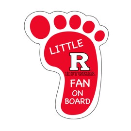 Rutgers Scarlet Knights Little Fan Footprint Magnet