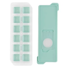 SALLYS Ice Cube Tray - Holds up to 12 Cubes (Pastel Green)