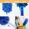 LOMIDA Microfiber Duster, Feather Duster Cleaning Kit with Telescoping Extension