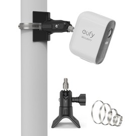 Universal Mount for Arlo Pro 4/3/2 & eufyCam 2C/3C/1/2/E Surveillance Cameras (Black, 1 Pack)