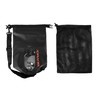 YakAttack 5L Roll-Top Drybag with Air Valve - Black Carbon