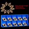 Akozon CNC Carbide Tips Inserts 10pcs Blade Cutter Lathe Lathe