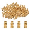 QUARKZMAN Pack of 50 M3 Threaded Inserts Brass Heat Set