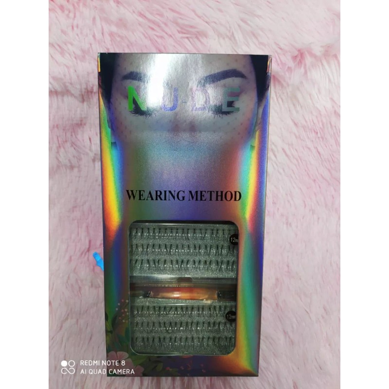 Nude Pestañas Postizas Nude Wisps Maquillaje Mayoreo Caja 12pz