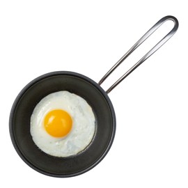 Küchenprofi Capri Stainless Steel Nonstick Mini Fry Pan/Skillet for Making 1 Egg - 5.5 Inches - Mini One Egg Fry Pan - Mini Induction Pan