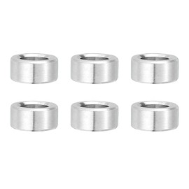 PATIKIL 6 Pcs Stainless Steel Spacers, 8mm ID x 12mm OD x 4mm Height 304 Stainless Steel Bushing Screw Standoff Unthreaded Round Spacer for 5/16" M8 Screws Bolts Nuts