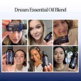 Sleep Essential Oil Blend for Diffuser - Dream Essential Oils for Diffusers Aromatherapy and Relaxation with Clary Sage Ylang-Ylang Roman Chamomile and Lavender for Sleep Time Support (1 Fl Oz)