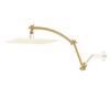 Hibbent Shower Head Extension Arm,16" Solid Brass Adjustable Extender with